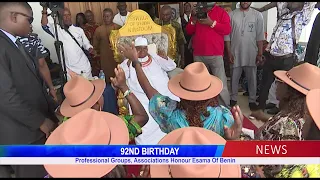 Professional Groups, Associations Honour Esama of Benin