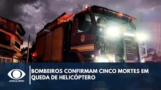 Bombeiros confirmam cinco mortes em queda de helicóptero na Serra Catarinense | BandNews TV