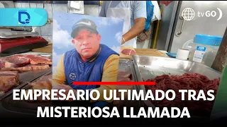 Businessman killed after mysterious call | Domingo al Día | Peru