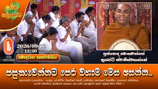 පසුතැවෙන්නට පෙර වහාම මෙය අසන්න... | Ven Morahawatte Subodhi Thero | 2026-09-16 | 12:30PM