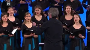 Komorni zbor Megaron: Kim Andre Arnesen - Even When He Is Silent | TV Maribor 23.4.2023