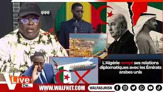 Terrorism financing: Algeria denounces and sanctions the United Arab Emirates. Pope analyzes