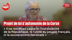 Corsican autonomy: hearing of the Minister of Territorial Planning