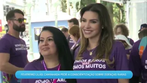 FEVEREIRO LILÁS: CAMINHADA PEDE A CONSCIENTIZAÇÃO SOBRE DOENÇAS RARAS
