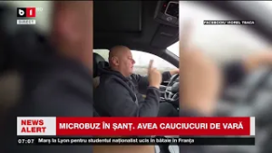 UTILAJ DE DESZĂPEZIRE RĂSTURNAT ÎN ȘANȚ_Știri B1TV_22 febr. 2026