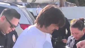 Grandpa, girl stabbed in Sunland, suspect arrested