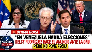 🚨🇻🇪 DELCY LE CIERRA LA PUERTA A CUBA: ANUNCIA ELECCIONES EN VENEZUELA Y AGRADECE A TRUMP