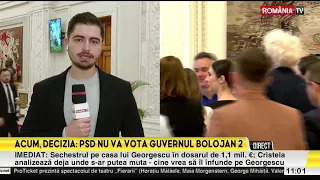 PSD has unanimously decided not to vote for the Mureșan Government