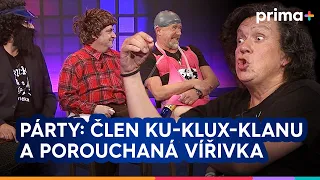 Partička: Párty: spam, člen Ku-klux-klanu a porouchaná vířivka