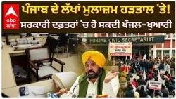 Punjab 'ਚ 2 ਦਿਨ Govt Employees ਦੀ ਹੜਤਾਲ, ਸਰਕਾਰੀ ਦਫ਼ਤਰਾਂ 'ਚ ਕੰਮ ਲਈ ਹੋ ਸਕਦੀ ਖੱਜਲ-ਖੁਆਰੀ | Abp Sanjha