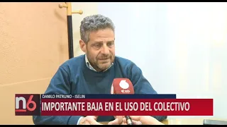 IMPORTANTE BAJA EN EL USO DEL COLECTIVO