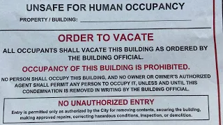 Notices go up from Homewood Code Enforcement condemning most buildings at Park at Buckingham