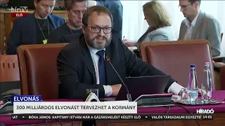 300 milliárdos elvonást tervezhet a kormány - HírTV