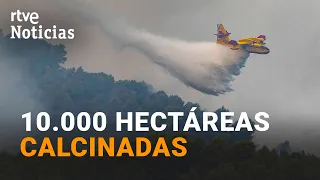 Incendios | El fuego avanza en Castellón | Estabilizados los frentes en Madrid y Ávila | RTVE