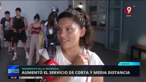 Aumentó el servicio de transporte de corta y media distancia