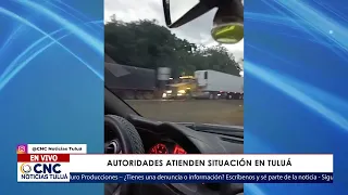 🚦 Bloqueo en la entrada norte de Tuluá; autoridades activan PMU.