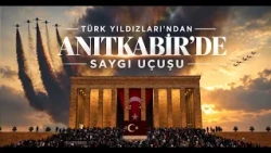 Turkish Stars performed a tribute flight over Anıtkabir for #October29