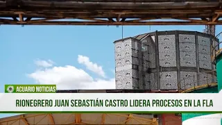 Rionegro native Juan Sebastián Castro leads processes at the FLA factory