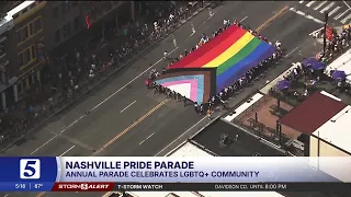 Nashville Pride parade fills downtown streets with color and celebration