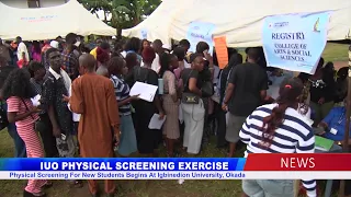 Physical Screening For New Students Begins At Igbinedion University, Okada