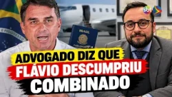 Flávio Bolsonaro's lawyer reveals breach of agreement and says he was blindsided by the trip to t...