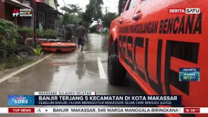 Banjir Parah di Makassar Paksa Ratusan Warga Mengungsi #Beritasatu