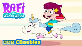 Unicorns, Mermaids & Pixies! | Halloween Creature Compilation | Rafi the Wishing Wizard | CBeebies 🌟