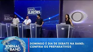 Sunday is debate day on Band; check out the preparations | Jornal da Band
