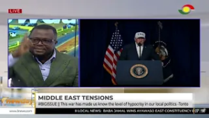 This war has made us know the level hypocrisy in our local politics - Kofi Tonto