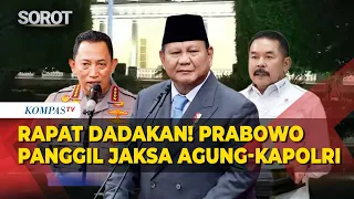 Atmosphere at the Palace, Prabowo Suddenly Summons Defense Minister, Attorney General, and Nation...