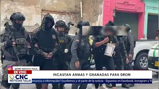 Five alleged members of an armed group captured in Valle