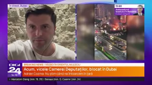 Vicepreședintele Camerei Deputaților, Adrian Cozma, printre românii blocați în Dubai