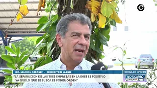 "It's about bringing order": Salomón Ordóñez supports the division of ENEE into three companies