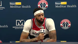 Anthony Davis Talks Building Chemistry With New Teammates, AJ Dybantsa & More at Wizards Media Day