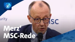 Kanzler Merz eröffnet die Münchner Sicherheitskonferenz