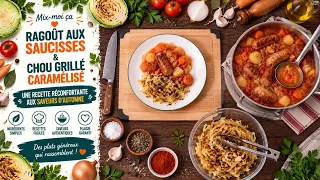 Mix-moi ça: Ragoût aux Saucisses & Chou Grillé Caramélisé