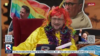 Health education teachers in rainbow wigs at Republika! They came from Kłodzko