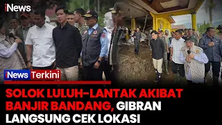 Gibran Turun Langsung ke Lokasi Banjir Bandang Solok, Cek Warga Terdampak Galodo | iNews Terkini