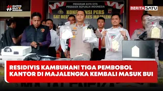 Residivis Kambuhan! Tiga Pembobol Kantor di Majalengka Kembali Masuk Bui #BeritaSatu
