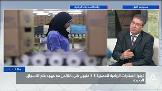 تجاوز الصادرات الزراعية المصرية 5.8 مليون طن بالتزامن مع جهود فتح الأسواق الجديدة | هذا الصباح