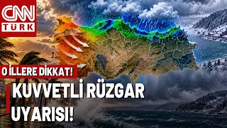 Meteorological Service Issues Regional Warnings! Weather Is Changing in Turkey, Heavy Rain and St...