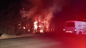 Incendios registrados durante la noche y madrugada