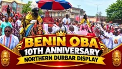Oba Of Benin 10th Coronation Anniversary - Northern Horsemen Stage Durbar Display