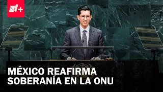 Roberto Velasco Highlights Mexico's Solidarity and Sovereignty at the UN General Assembly