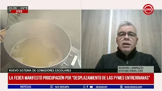 School canteens: FEDER expresses concern over "displacement of local SMEs in Entre Ríos"
