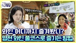 와인 맛 좀 아는 사람이라면?🍷 당장 영천으로 출발! 🏃‍➡️