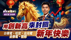 中視【股市米琪林】20260211 # 謝文琪：用創新高來封關！台積電、旺宏、台光電、金像電、智邦新年快樂！ #中視 #中視新聞 #股市米琪林 #永誠國際投顧