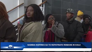 REMAINS REPATRIATION SPARKS SOUTH AFRICAN INITIATIVE - nbc