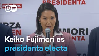 La autoridad electoral de Perú confirma la victoria de la candidata derechista