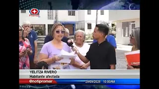 Residents of Antonio José de Sucre neighborhood report that large tree poses a safety risk